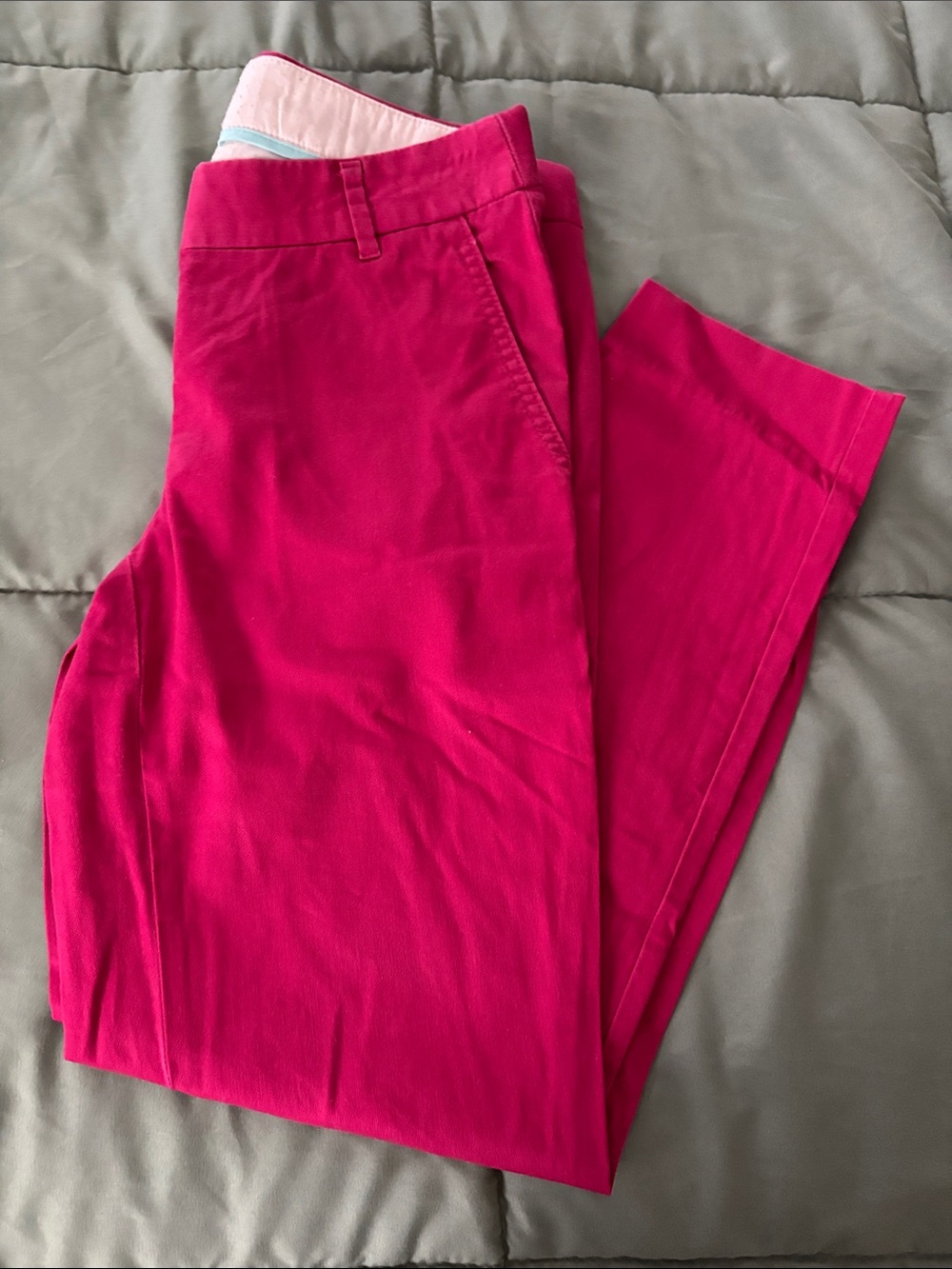 J. Crew Bright Fuchsia Chino Pants